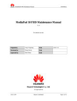 Huawei MediaPad 10 FHD Maintenance Manual