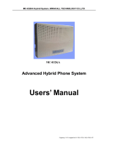 Miracall Technology MC-832KA User manual