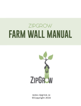 ZipGrow 5-foot Farm Wall User manual