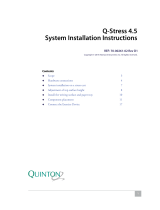 Mortara Instrument Quinton Q-Stress 4.5 Installation Instructions Manual