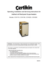 Certikin COH180 Operating, Installation And Servicing Instructions