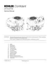 Kohler Confidant ZT740 User manual