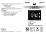 Kocom KCV-DW354 User manual