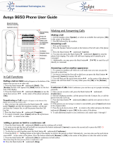 CTI Avaya 9650 User manual
