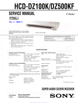 Sony HCD-DZ500KF User manual