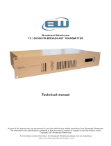 Broadcast Warehouse TX 150/300 Technical Manual