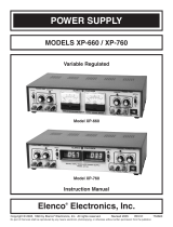 Elenco Electronics XP-760 User manual