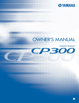 Yamaha CP300 User manual