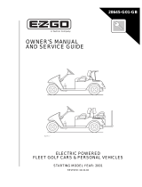 E-Z-GO FLEET PDS GOLF CAR Owner's manual