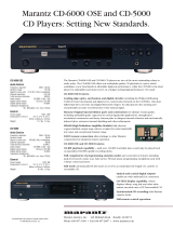 Marantz CD5000 User manual