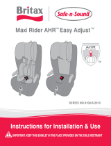 Britax Maxi AHR Easy Adjust Owner's manual
