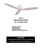 AerAtron 210518 Airfusion Radar Dc Ceiling Fan Installation guide