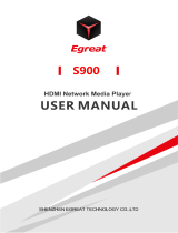 Egreat S900 User manual