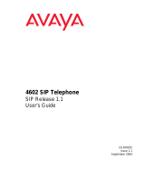 Avaya 4602 User manual