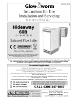 Glow-worm Hideaway 60B Instructions For Use Manual