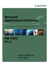 Lanner FW-7543 User manual