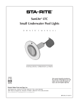STA-RITE Small Underwater Pool Lights SunLite LTC Owner's manual