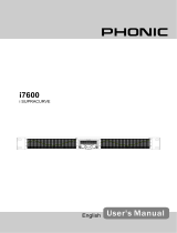 Phonic i7600 User manual