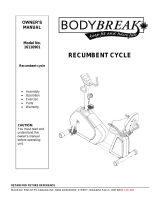 Body Break 16116901 Owner's manual