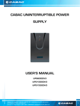 Cabac UPS1500DV3 User manual