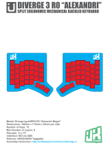 UniKeyboard DIVERGE 3 R0 ALEXANDRI Assembly Instructions Manual