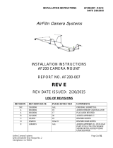 Airfilm Camera Systems AF200 Installation Instructions Manual