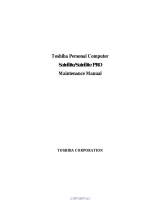 Toshiba Satellite/Satellite PRO T230D SERIES User manual