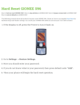 Gionee S96 User manual