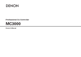 Denon MC3000 Owner's manual