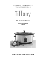 Tiffany SC65SS Operating instructions