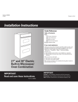 KitchenAid KEMC378KSS - ARCHITECT Series 27'' Microwave Combination Double Wall Oven Installation guide