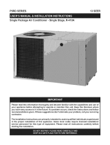 Nordyne GP5RD-048KA User's Manual & Installation Instructions