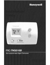 Honeywell PRO TH3210D User manual