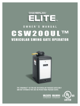 Chamberlain Elite CSW200UL Owner's manual