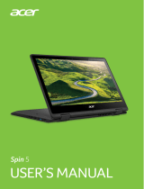 Acer Spin 5 - SP513-51 Owner's manual