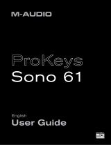 M-Audio PROKEYS SONO 61 User manual