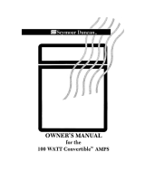 Duncan Convertible 2000 Owner's manual