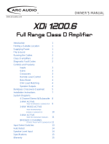 ARC Audio XDi 600.4 Owner's manual