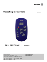 Osram DALI EASY RMC Operating Instructions Manual