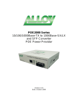 Alloy POE2000 Series Owner's manual