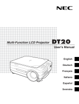 NEC DT20 User manual