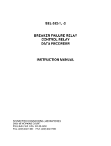 Schweitzer Engineering Laboratories SEL-352-1 User manual