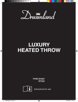 Dreamland Luxury Heated Throw User manual