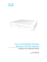 Cisco Ultra-Reliable Wireless Backhaul User manual
