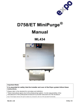 EXPO MiniPurge D758/ET User manual