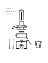 Native juicer JUICE EXTRACTOR User manual