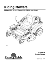 Land Pride Z52 Accu-Z Razor User manual