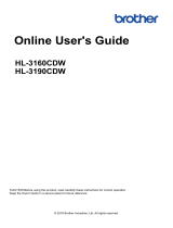 Brother HL-3160CDW Online User's Manual