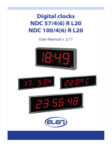 Elen NDC 57/4 R L20 User manual