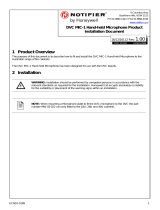 Honeywell Notifier DVC MIC-1 Installation Document